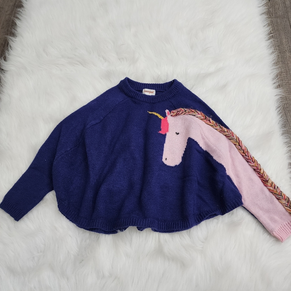 4T Unicorn navy sweater like new bundle and save on shipping